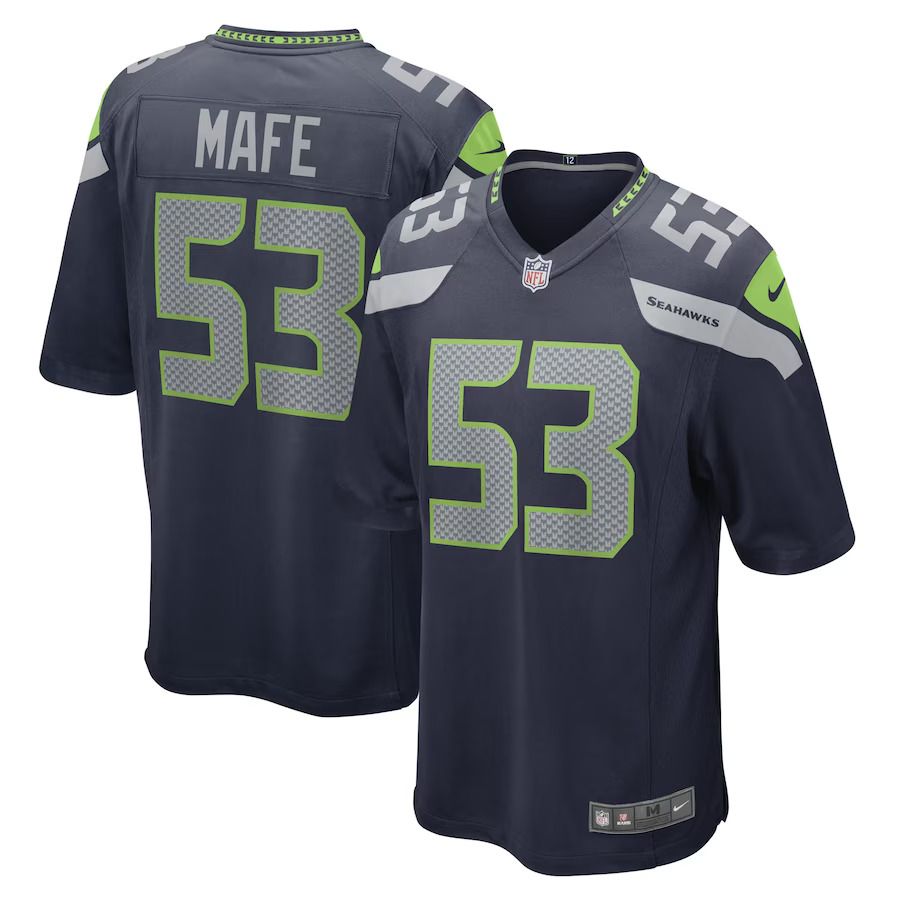 Men Seattle Seahawks #53 Boye Mafe Nike College Navy Game Player NFL Jersey->seattle seahawks->NFL Jersey